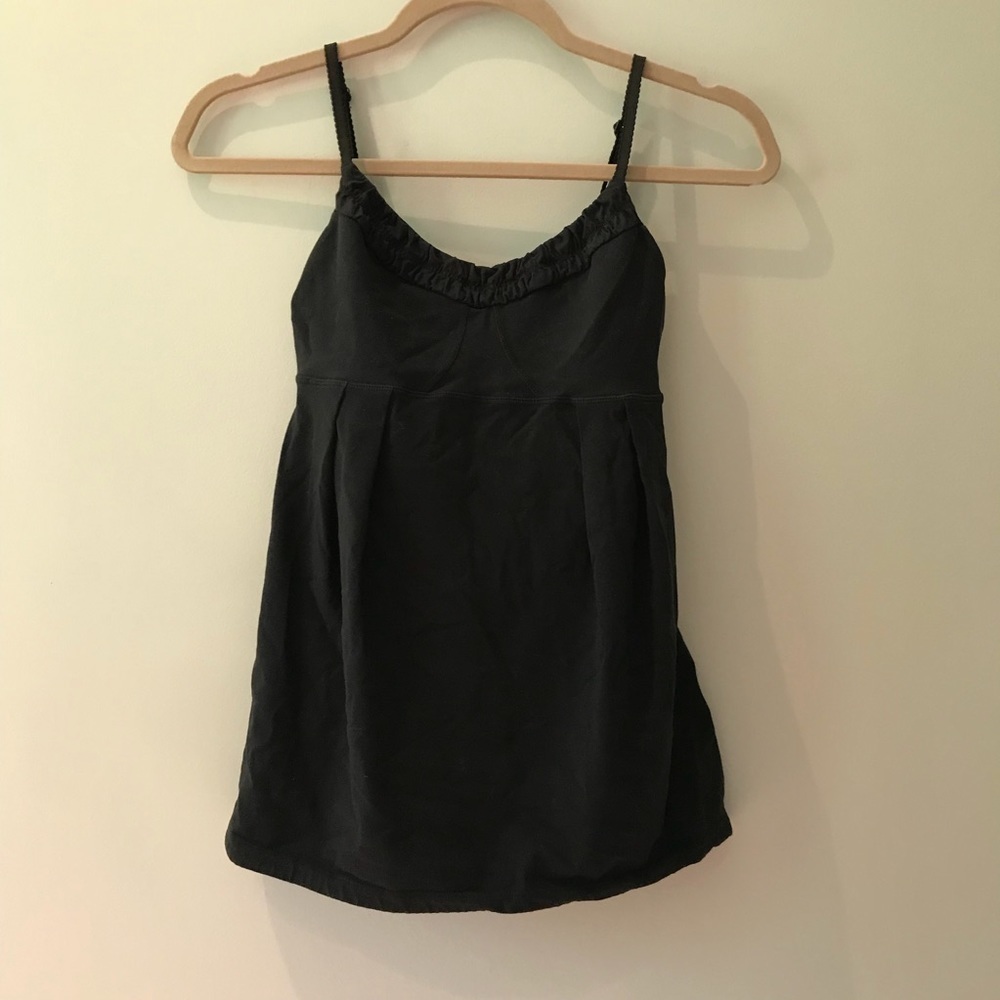 EUC Lululemon Black Tank Top Sz 4​​​​​​